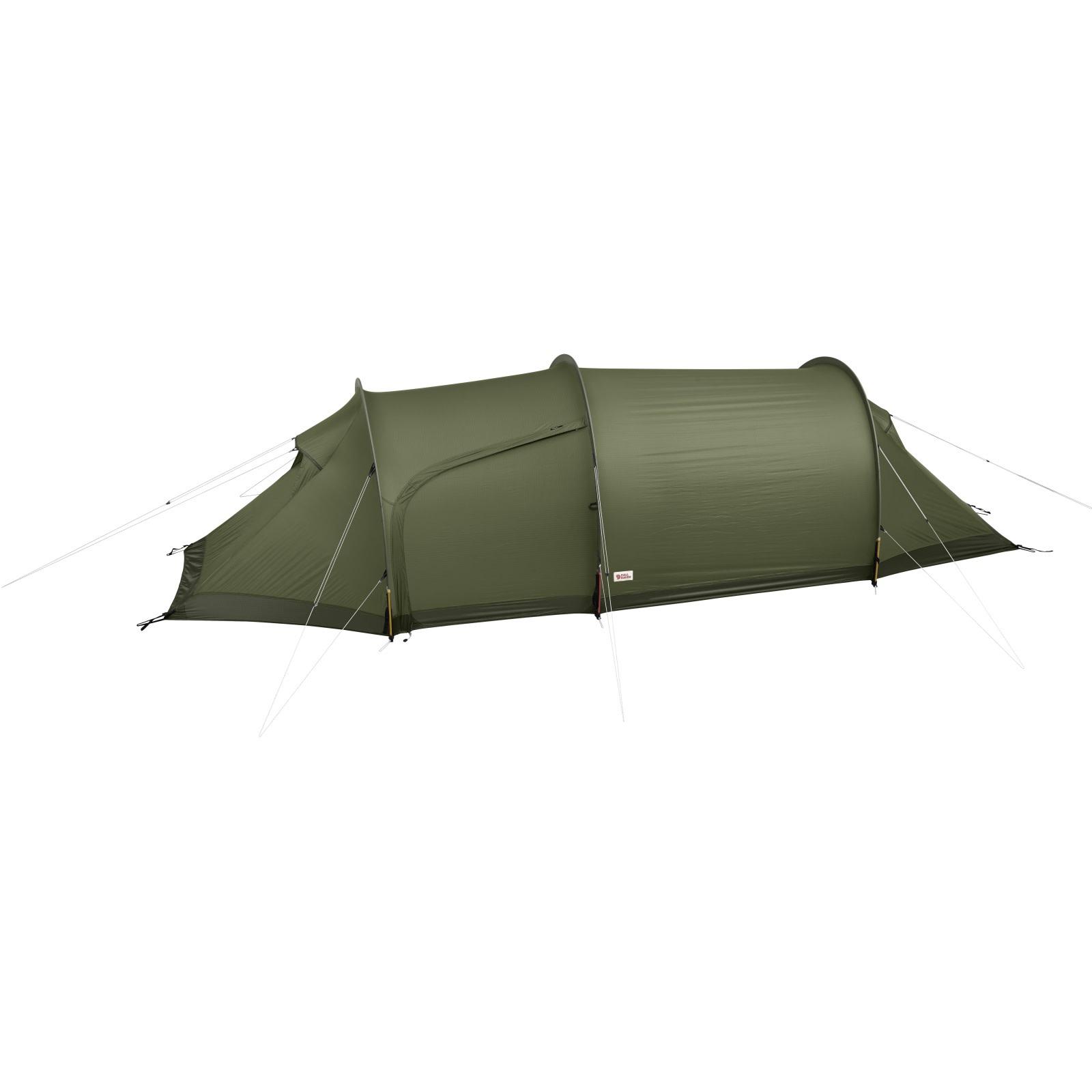Fjällräven Abisko Endurance 2 i pine green — scandinavisk 4-sesong tunneltelt