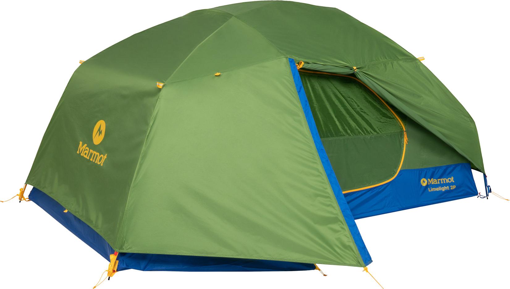 Marmot Limelight 2-person Foliage/Dark Azure — romlig kuppeltelt for to